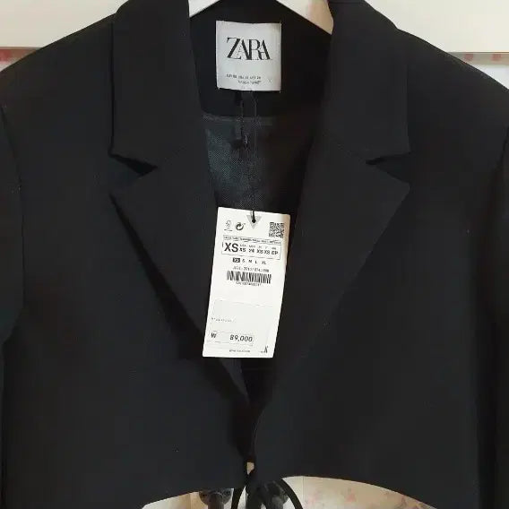 [BUNJANG] Zara Black Cropped Jacket / 자라 자켓/55 새상품 정가89000