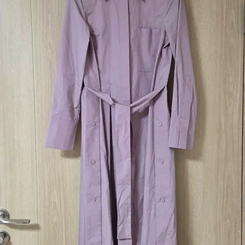 [BUNJANG] COS Lavender Button-Front Shirt Dress / (거의새것) 코스(COS) 셔츠형 원피스