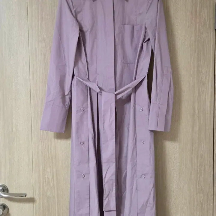 [BUNJANG] COS Lavender Button-Front Shirt Dress / (거의새것) 코스(COS) 셔츠형 원피스