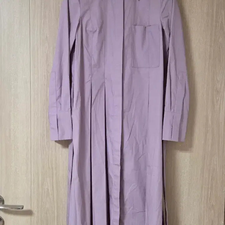 [BUNJANG] COS Lavender Button-Front Shirt Dress / (거의새것) 코스(COS) 셔츠형 원피스