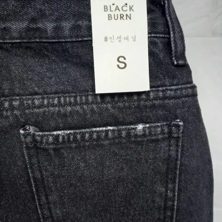 [BUNJANG] BLACK BURN Black Denim Mini Skirt (Size S) / BLACK BURN 블랙 데님 미니스커트 S