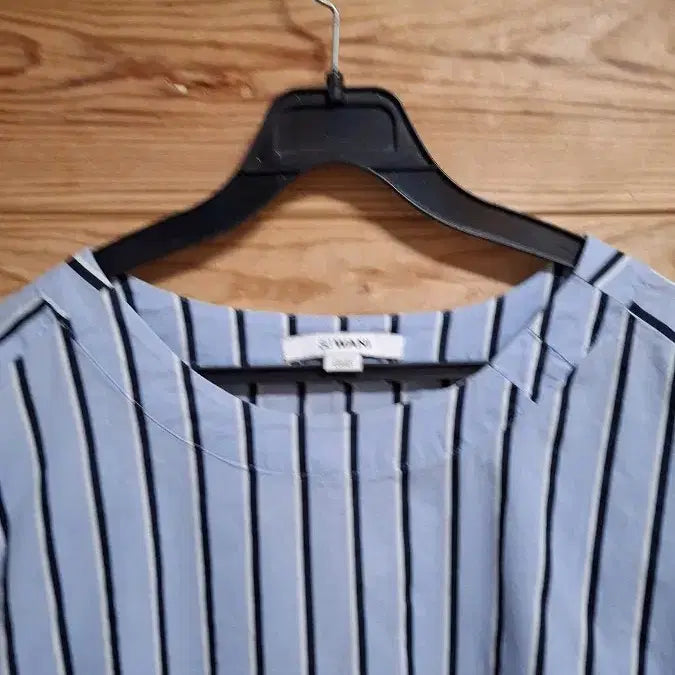 [BUNJANG] SJ WANI Striped Blouse Size 66 / SJ WANI 스트라이프 블라우스