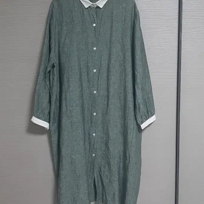 [BUNJANG] Light Green Linen Dress / 연초록린넨원피스