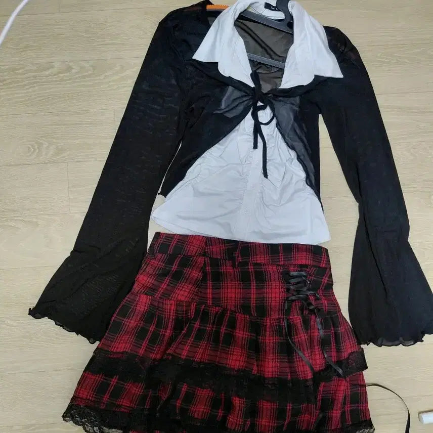 [BUNJANG] SHEIN Y2K Gyaru Punk Set / 쉬인 캐캐체깔 Y2K 갸루펑크 세트