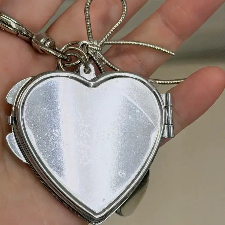 [BUNJANG] Unov Heart Mirror Keyring / 어노브 하트 거울 키링