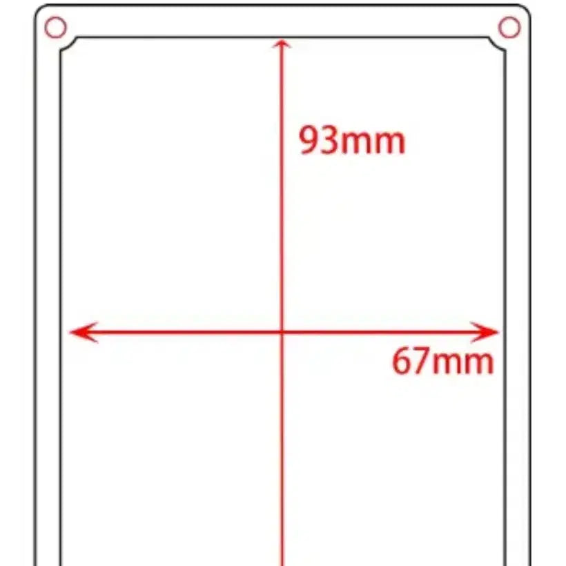 [BUNJANG] Photocard Acrylic Frame Holder (Red, Pink) / 고양이 포카 아크릴 프레임 홀더 탑꾸 탑로더 (빨강,분홍