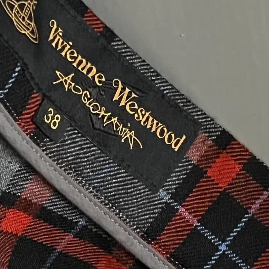 [BUNJANG] Vivienne Westwood Check Pattern Long Skirt Size 38 / 비비안웨스트우드 스커트 38사이즈