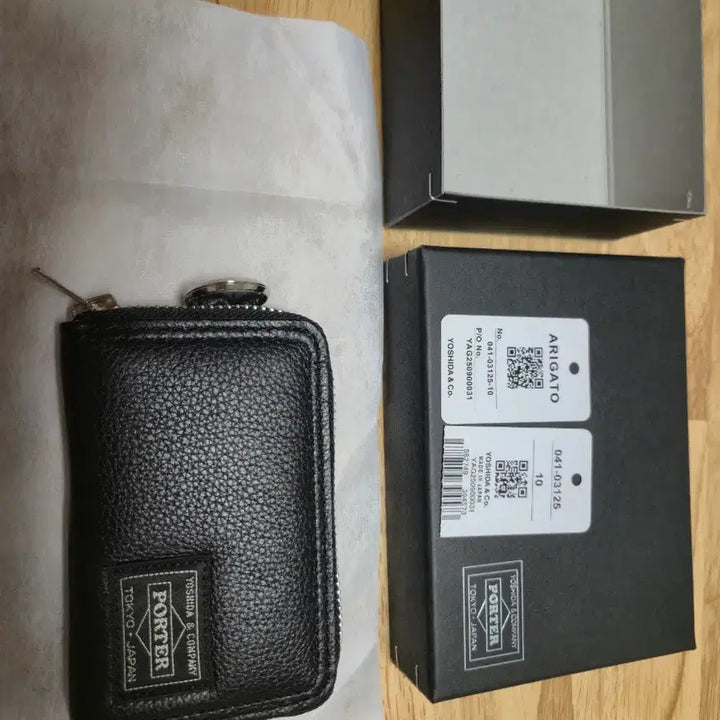 [BUNJANG] Porter Cam Card Coin Case Black / 포터 캄 카드 코인 케이스 블랙 미사용 새상품 판매