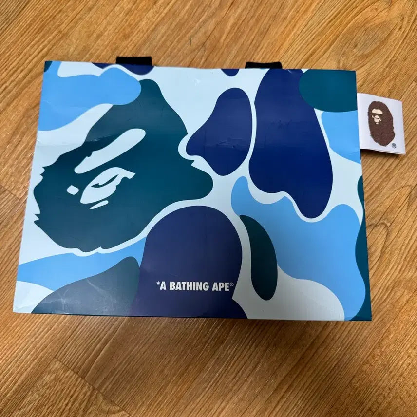 [BUNJANG] BAPE Camo Milo On Tee Blue / (새상품 L) 베이프 카모 마일로 온 빅 티셔츠 블루