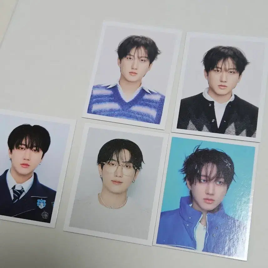 [BUNJANG] Stray Kids Changbin Proof Photos Set / Stray Kids 창빈 증명사진 5장