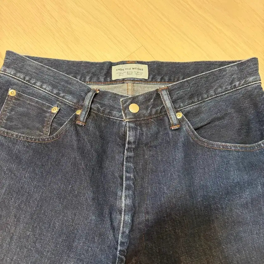 [BUNJANG] Ends and Means 5P Denim Washed Indigo / ends and means 5p 데님 washed indigo