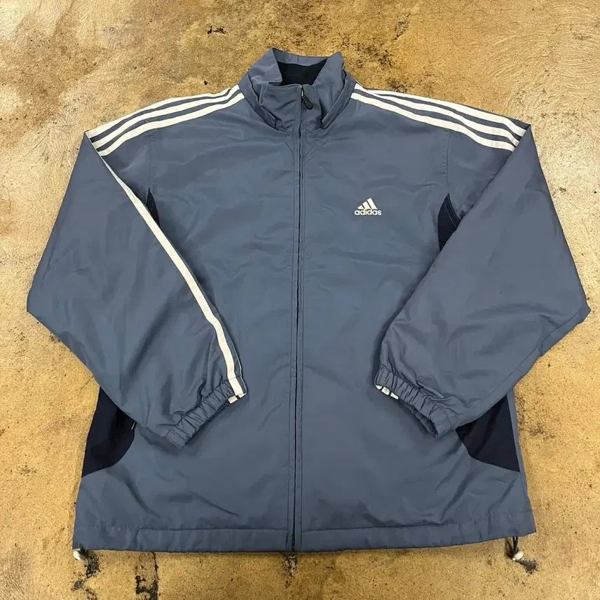 [BUNJANG] Adidas 3-Stripes Track Jacket Blue Jersey / [정품] 아디다스 삼선 트랙 자켓 블루 져지