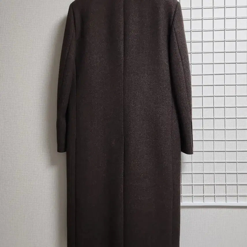 [BUNJANG] Tonywack Herringbone Single-Breasted Tailored Coat / [S] 토니웩 헤링본 싱글 브레스티드 테일러드 코트 블랙 브라운