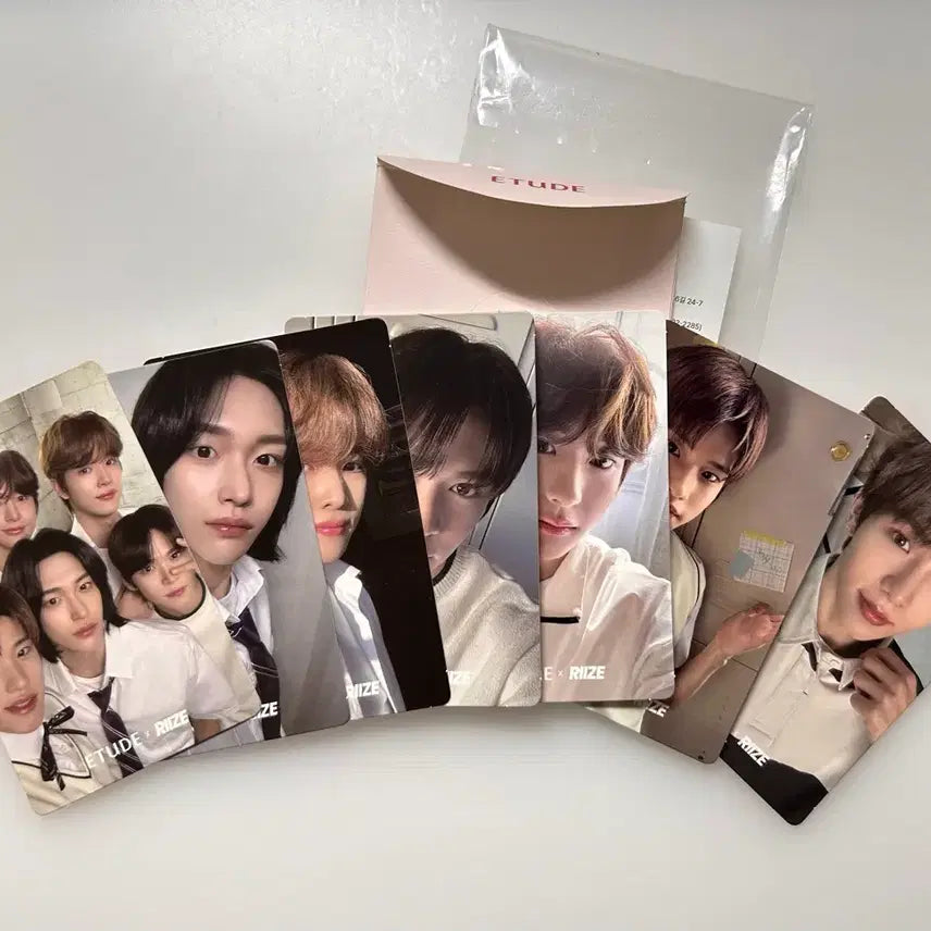 [BUNJANG] RIIZE Etude Collaboration Photocard Bundle Set / 라이즈 에뛰드 포카 일괄