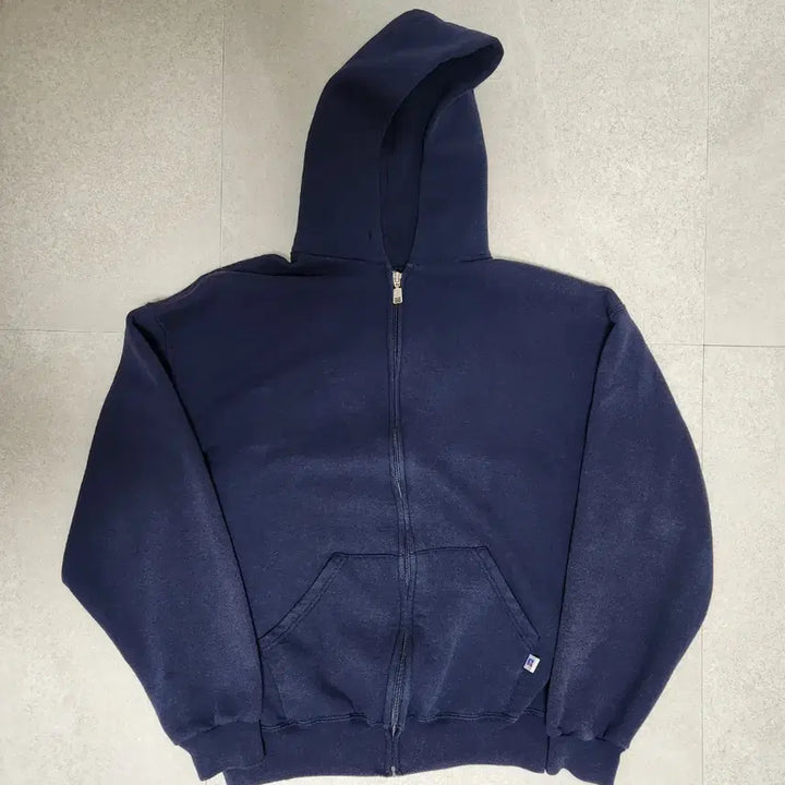 [SOLD OUT] 90s 러셀 후드집업 네이비