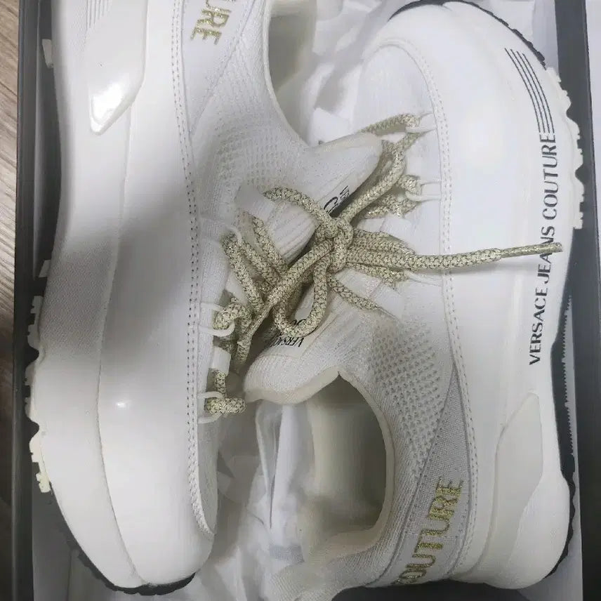 [BUNJANG] Versace Gold Sneakers (Authentic/Full Box) / 베르사체 골드 스니커즈(정품/풀박)