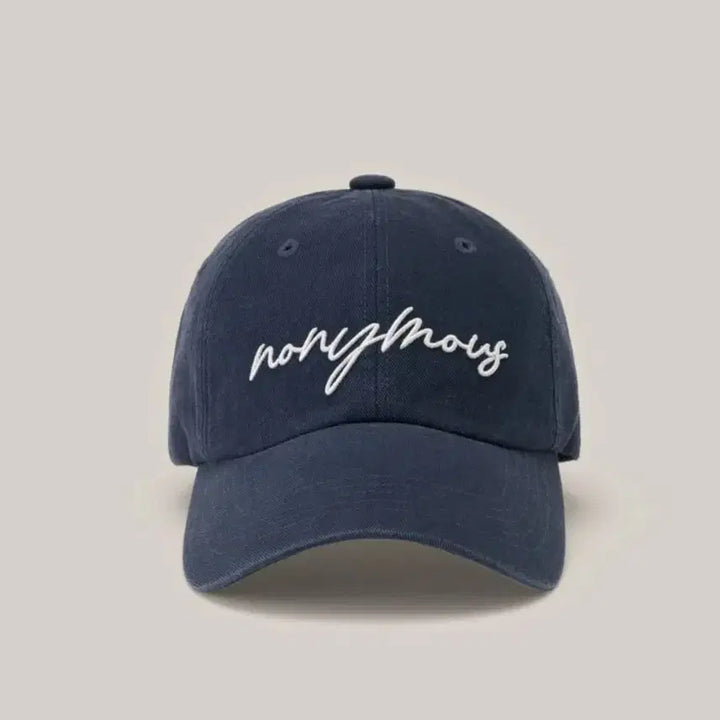 [BUNJANG] NONNYMOUSAA Navy Cotton Cap / NONYMOUSAA 나니머스에이에이 볼캡