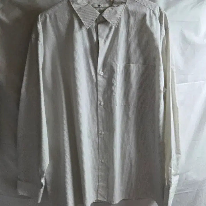 [BUNJANG] Uniqlo C Striped Shirt XL / 유니클로 C 스트라이프 셔츠 XL