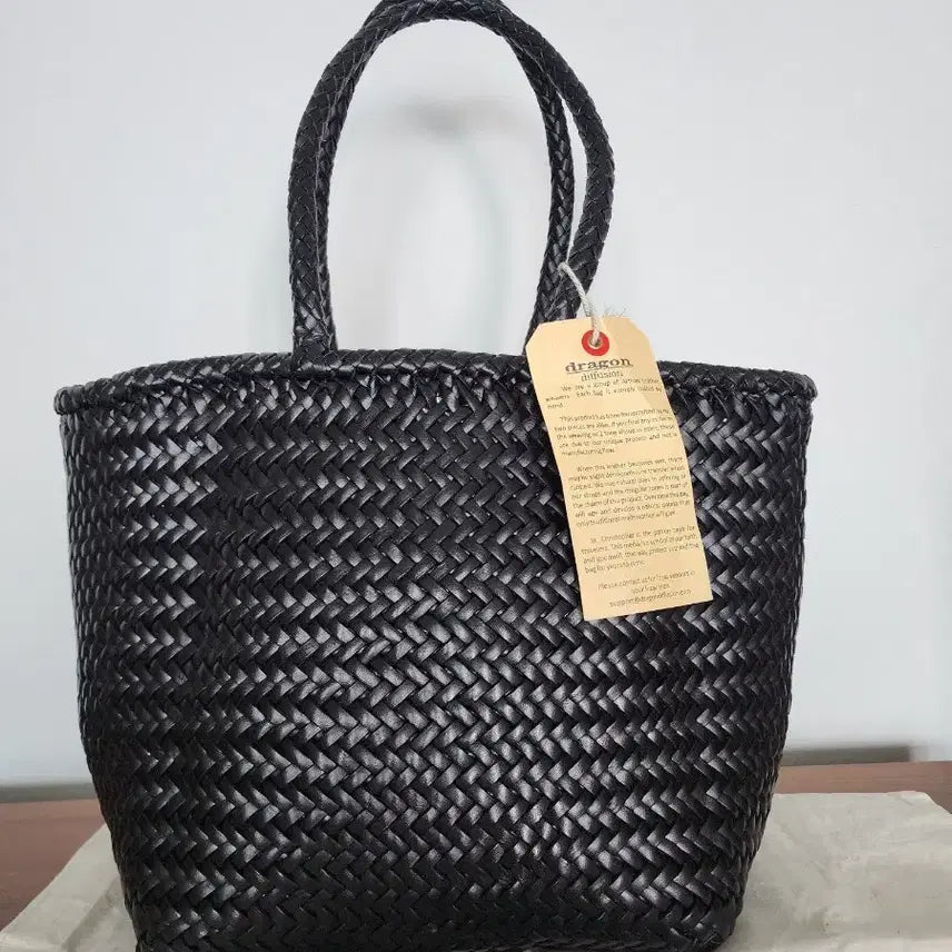[BUNJANG] Dragon Diffusion Grace Small Black Shoulder Tote Bag / 드래곤디퓨전 그레이스 스몰 블랙
