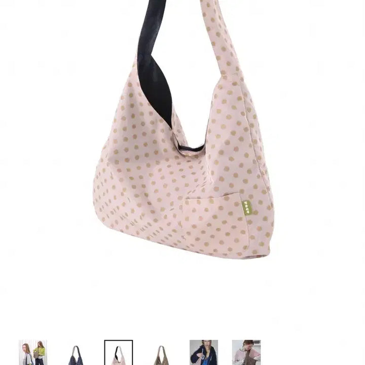 [BUNJANG] Forever Reversible Dot Bag - Brown / 포에브 리버서블 도트백 브라운