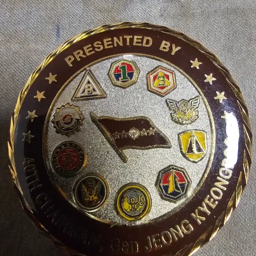 [BUNJANG] Joint Chiefs of Staff Chairman Jeong Kyeong-doo Unit Coin / 합참의장 정경두 부대코인