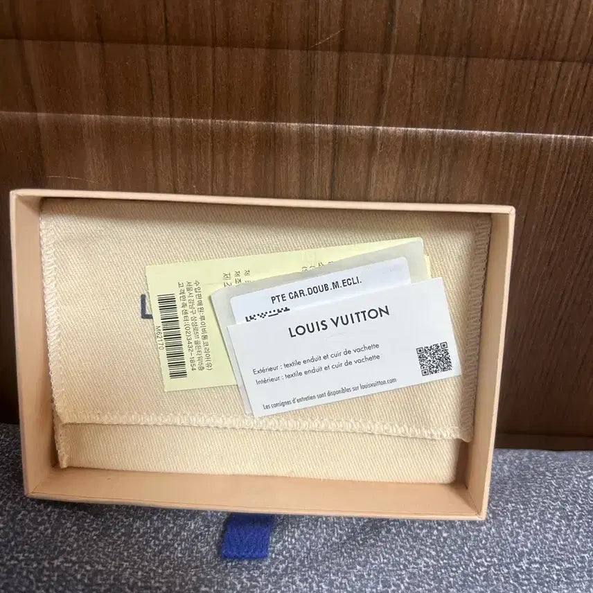 [BUNJANG] Louis Vuitton Card Wallet Full Package New / 루이비통 카드지갑 새상품 풀패키지 팝니다