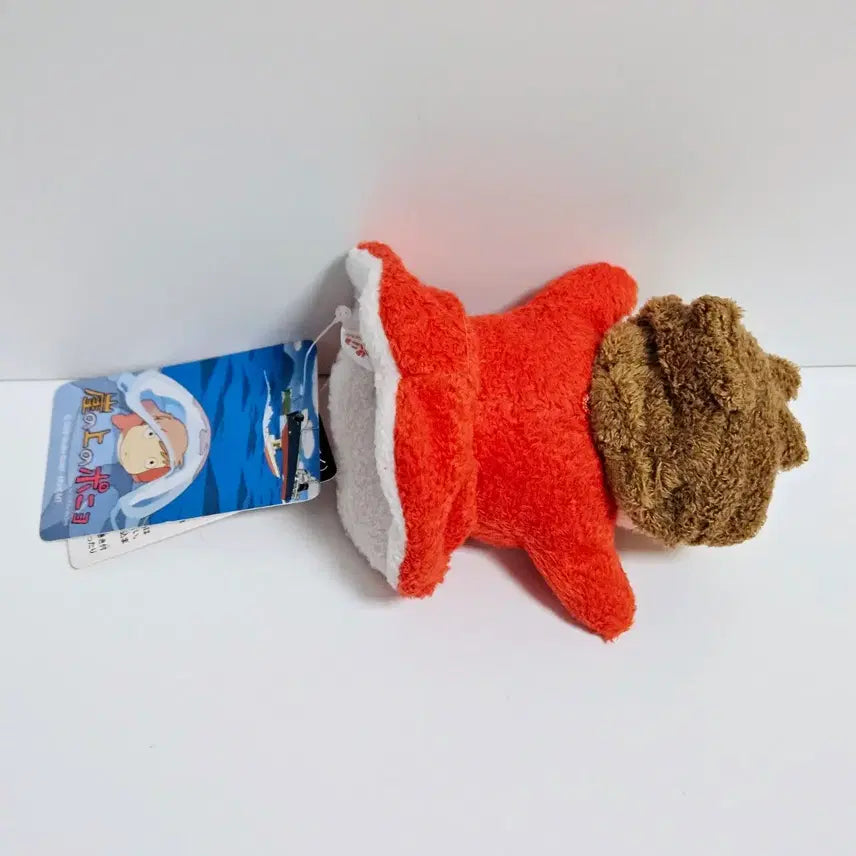 [BUNJANG] Ghibli Ponyo Mascot Plush Keychain + 2 Postcards / 지브리 정품 벼랑위의 포뇨 마스코트 인형+정품 엽서 2장