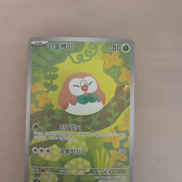 [BUNJANG] Litten AR Pokemon Card / 나몰빼미 ar