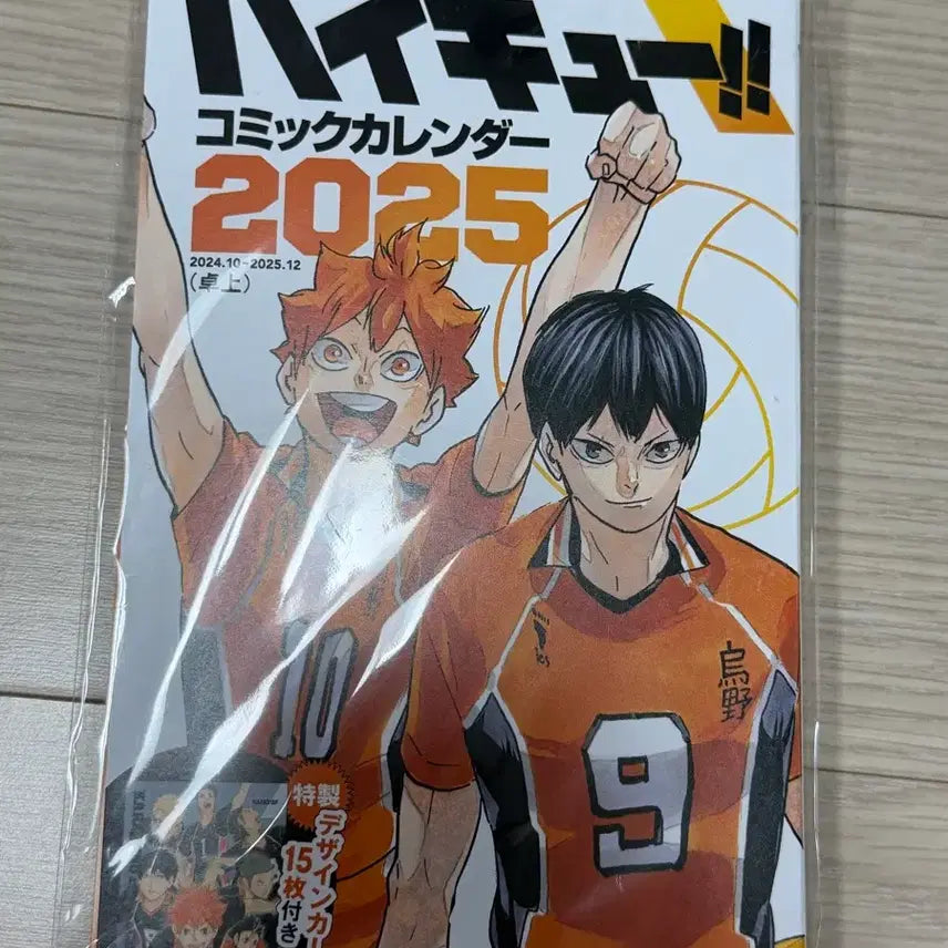 [BUNJANG] Haikyuu!! 2025 Calendar + Bonus Sticker Set / 하이큐 2025캘린더 + 특전 스티커