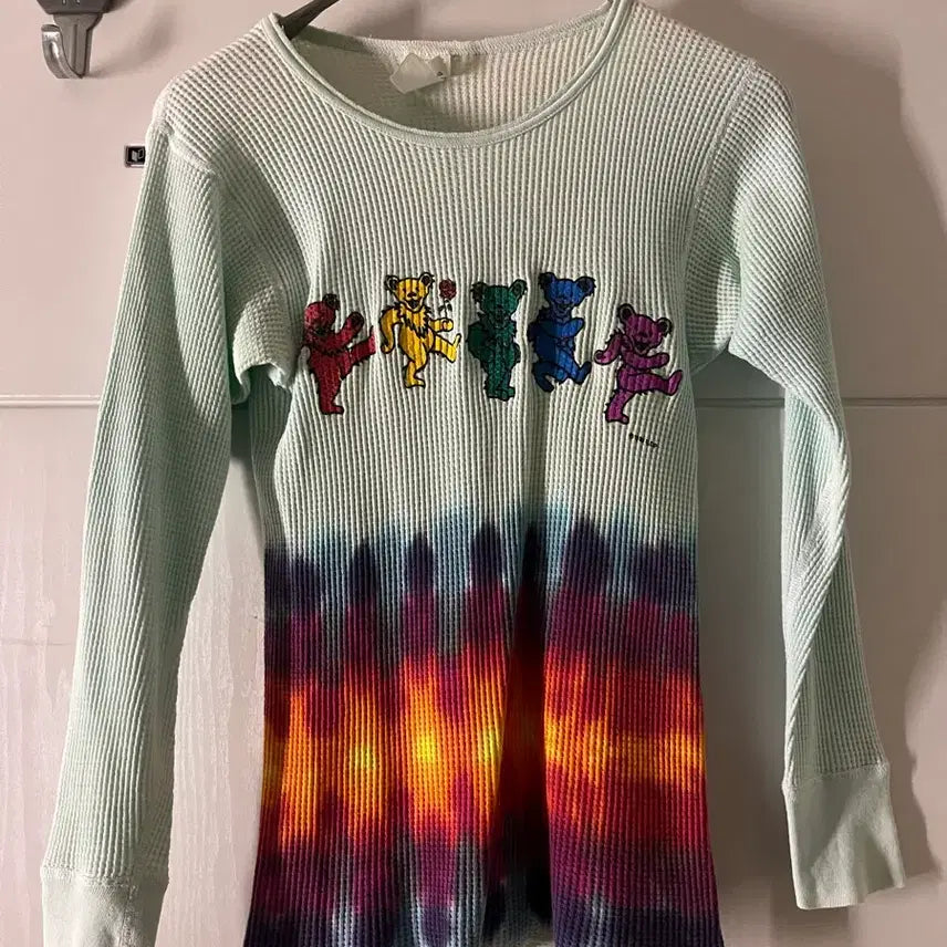 [SOLD OUT] 빈티지 그레이트풀베어 댄싱베어 와플 티