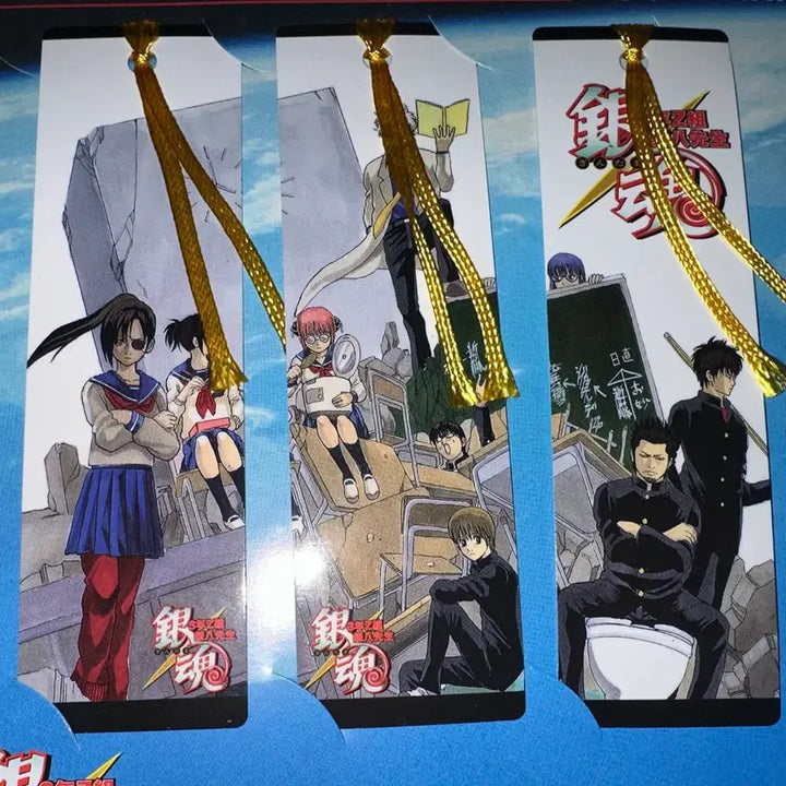 [BUNJANG] Gintama The Final Original Art Bookmark Set / 은혼 삼젯 책갈피 세트 원화