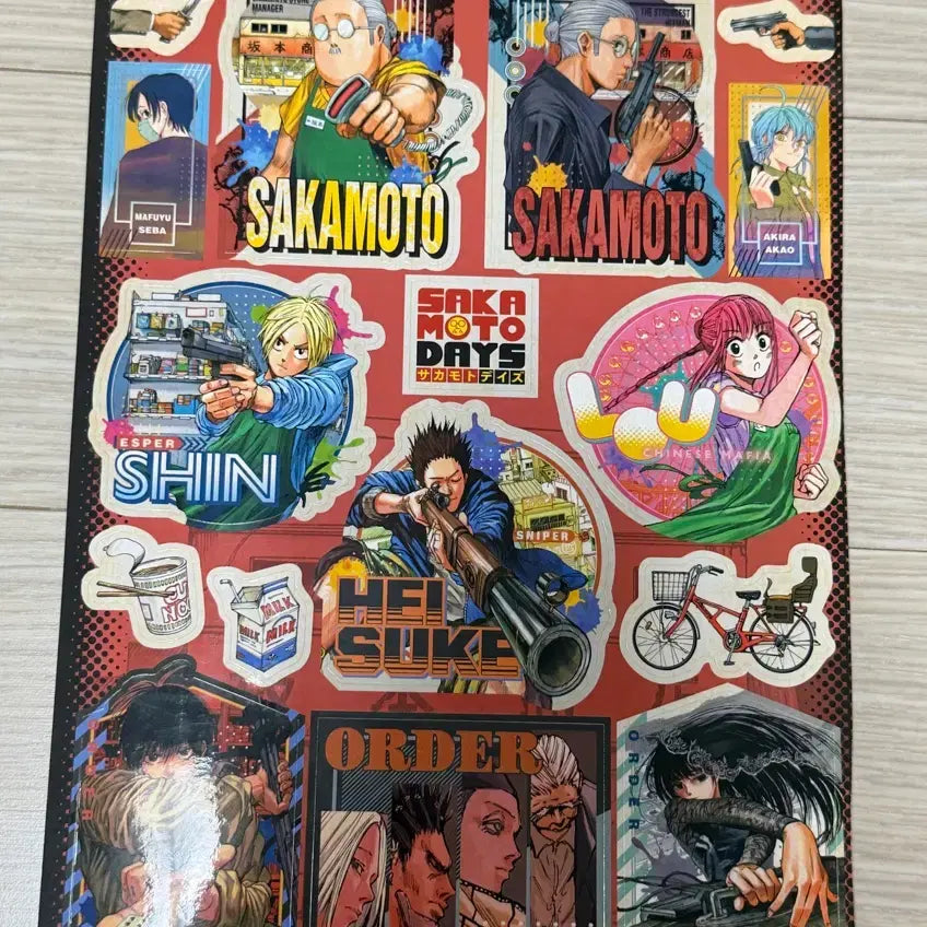 [BUNJANG] Sakakoto Days Special Edition Sticker / 사카모토데이즈 특전 스티커