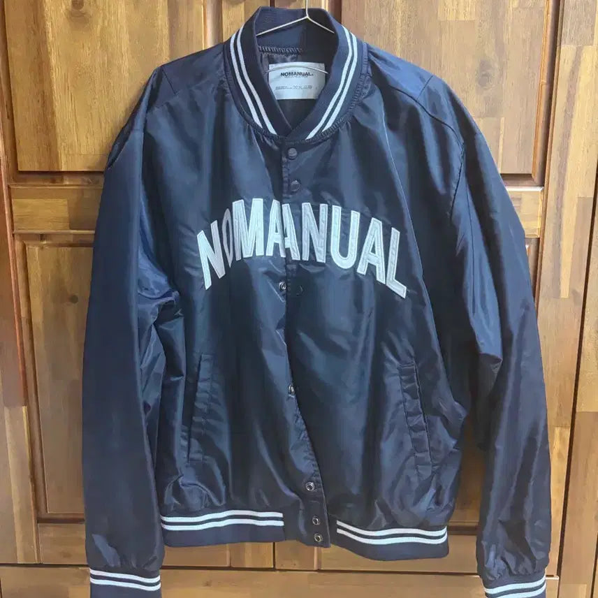 [BUNJANG] NOMANUAL Varsity Jacket / 노매뉴얼 바시티