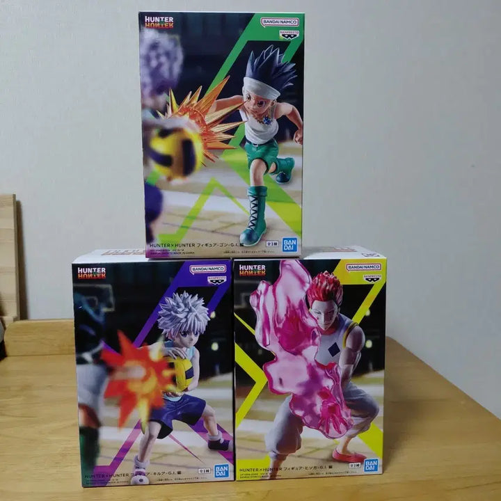 [BUNJANG] Hunter x Hunter Banpresto Figure Gon/Killua/Hisoka G.I. Arc Set of 3 / 헌터x헌터 반프레스토 피규어 곤/키르아/히소카 G.I.편 3종