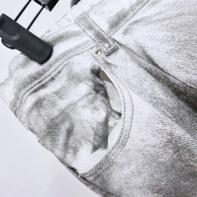 [BUNJANG] NOT FOR NERD Dirty Wash Cargo Denim Pants / 낫포너드 더티 워시 카고 데님팬츠