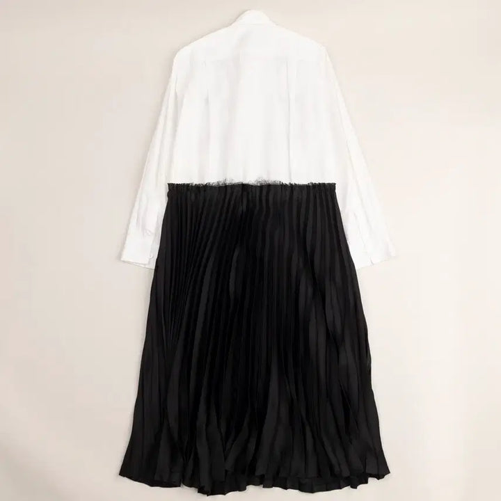 [SOLD OUT] 꼼데가르송 트리콧 리본 플리츠 셔츠 원피스 M