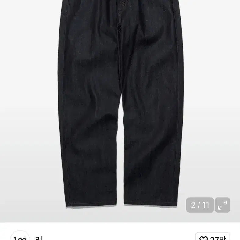 [BUNJANG] Lee Relaxed Fit Selvedge Denim Pants 34 / Lee 릴랙스드핏 셀비지 데님 팬츠 34