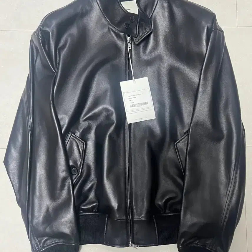 [BUNJANG] The Row Harrington Leather Jacket / [2] 인더로우 헤링턴 레더 자켓 새상품