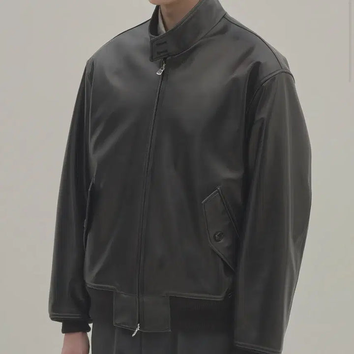 [BUNJANG] The Row Harrington Leather Jacket / [2] 인더로우 헤링턴 레더 자켓 새상품