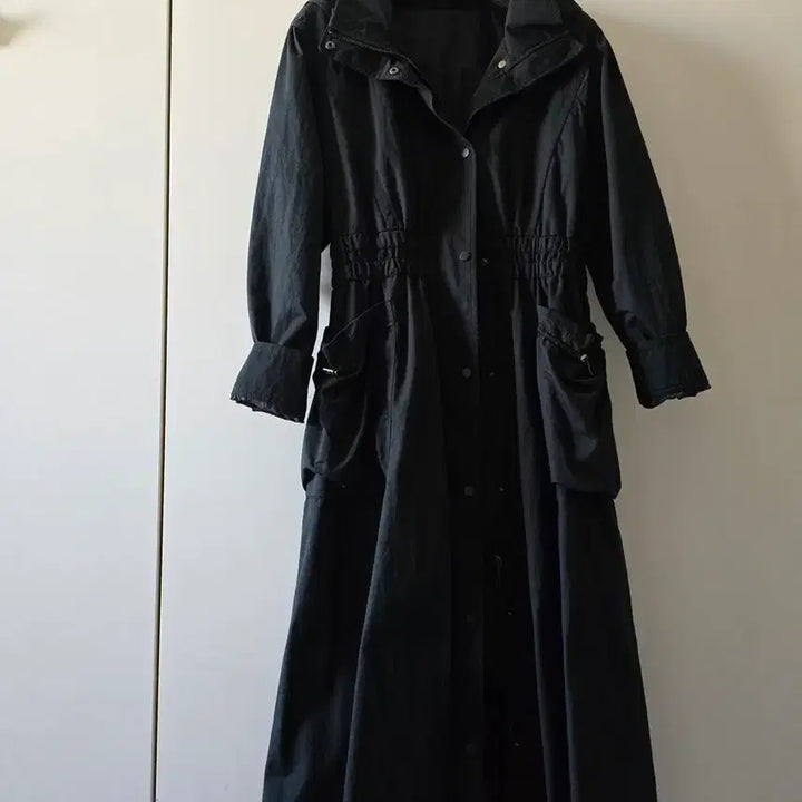 [BUNJANG] EGOIST Black Long Field Jumper / 블랙 롱 야상 점퍼 에고이스트