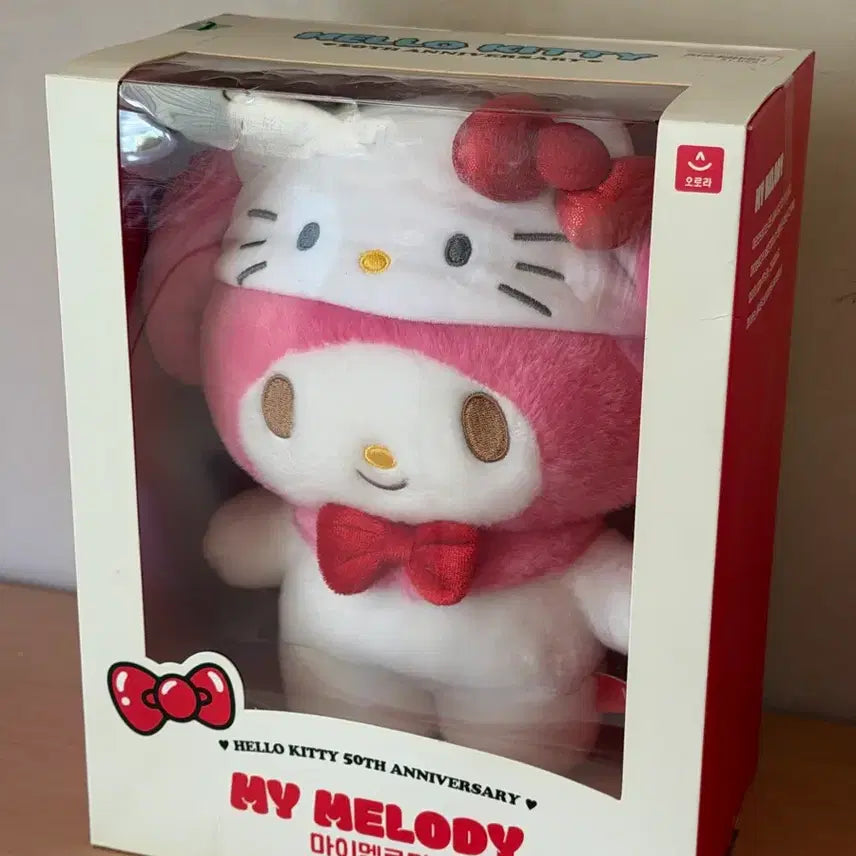 [BUNJANG] Hello Kitty My Melody 50th Anniversary Doll / 헬로키티 마이멜로디 50주년 인형