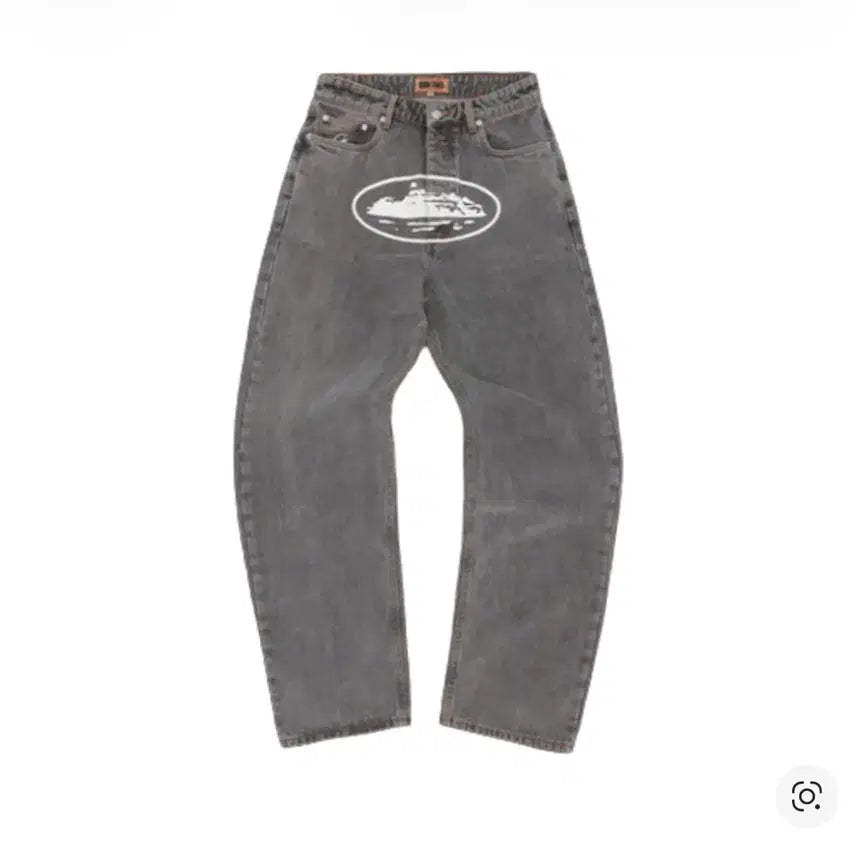[BUNJANG] CORTESSE Island Baggy Jeans Light Grey / [36] 코르테이즈 아일랜드 배기 진 라이트 그레이