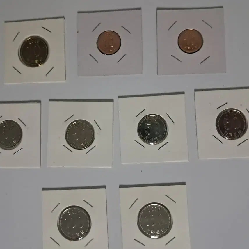 [BUNJANG] 10, 50, 100 Won Coins / 10원/50원/100원