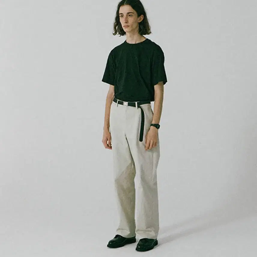 [BUNJANG] Thomasmore Pinelli Pants (Gray Beige) / 토마스모어 피치넬리팬츠 (그레이베이지)