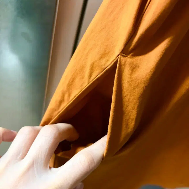[BUNJANG] 100% Cotton Dress with Pockets / 총장 101 cm 프리사이즈 원피스 순면100% 호주머니 있음