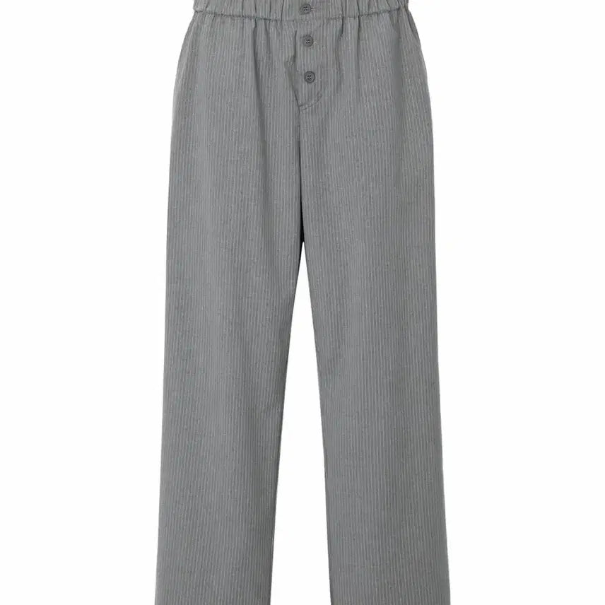 [BUNJANG] 3Times Frankie Button Pants Light Grey M / 쓰리타임즈 프랭키 버튼 팬츠 라이트 그레이 M