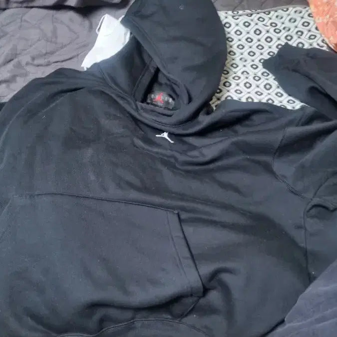 [BUNJANG] Jordan Black Hoodie 115 / 검정색 후드티  조던후드티   115검정
