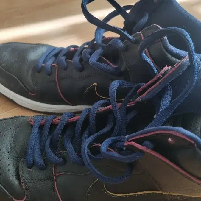 [BUNJANG] Nike High-Top Sneakers Black/Navy 290 / 나이키 하이탑 검/남 운동화290