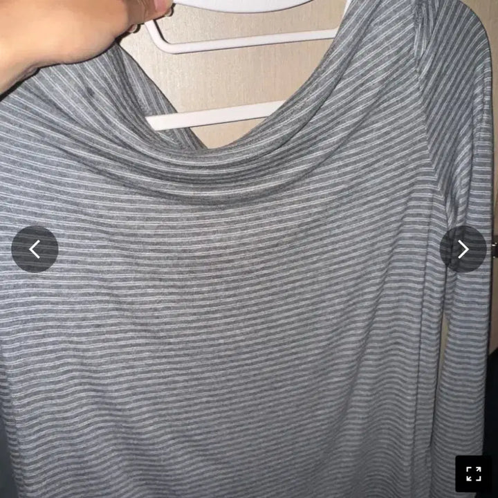 [BUNJANG] LEFEER Daisy Stripe Long Sleeve T-Shirt / 레페르 데이지 스트라이프 긴팔 티셔츠