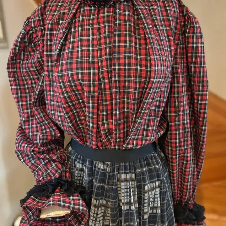 [BUNJANG] Lenic Check Pattern Long Skirt / Lenic 레닉스커트